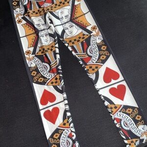 Queen playing card leggings